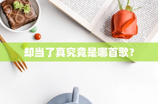 却当了真究竟是哪首歌？