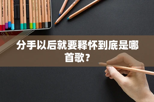 分手以后就要释怀到底是哪首歌？