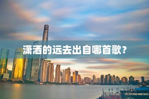 潇洒的远去出自哪首歌？
