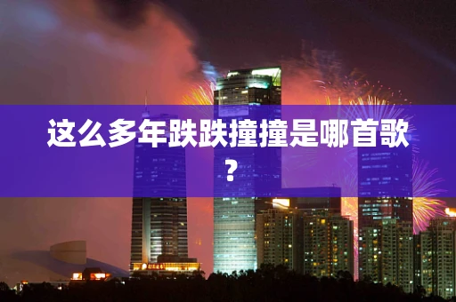 这么多年跌跌撞撞是哪首歌？