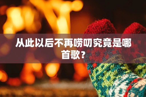 从此以后不再唠叨究竟是哪首歌？