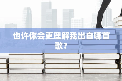 也许你会更理解我出自哪首歌？