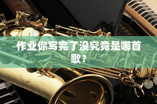 作业你写完了没究竟是哪首歌？