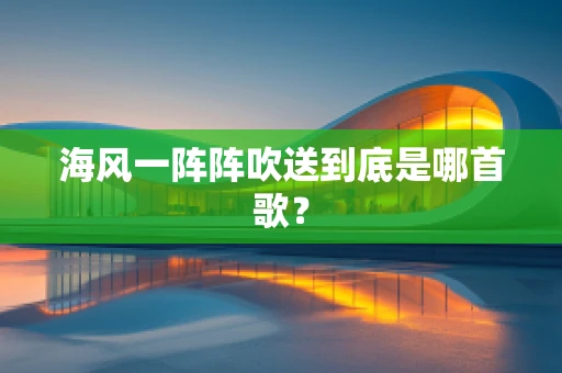 海风一阵阵吹送到底是哪首歌？