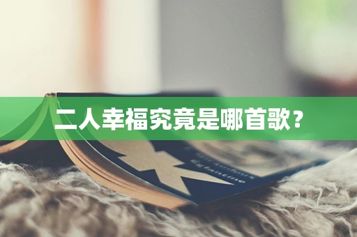 二人幸福究竟是哪首歌？