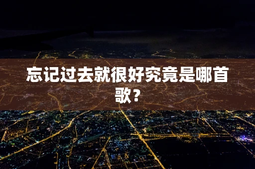 忘记过去就很好究竟是哪首歌？
