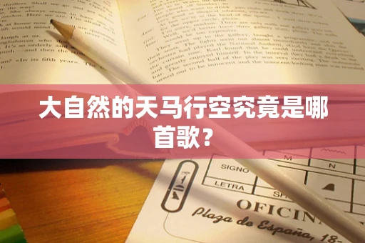 大自然的天马行空究竟是哪首歌？