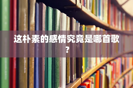 这朴素的感情究竟是哪首歌？