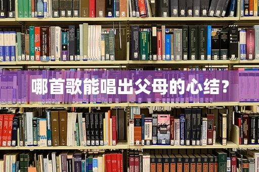 哪首歌能唱出父母的心结？