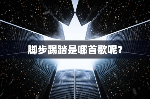 脚步踢踏是哪首歌呢？