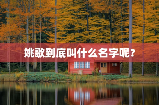 姚歌到底叫什么名字呢？