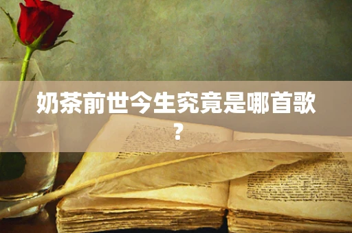 奶茶前世今生究竟是哪首歌？