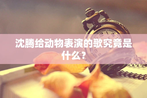 沈腾给动物表演的歌究竟是什么？