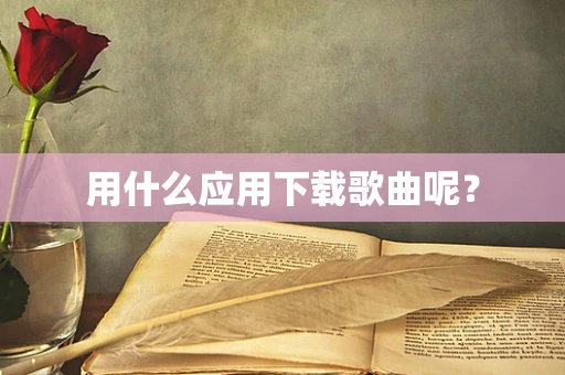 用什么应用下载歌曲呢？