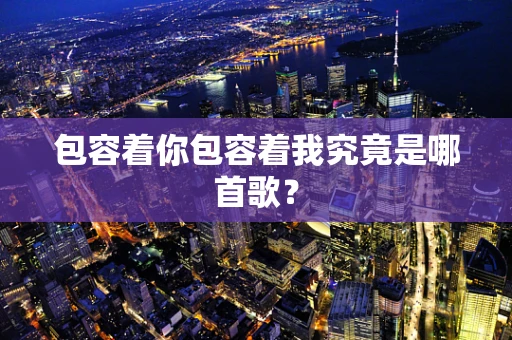 包容着你包容着我究竟是哪首歌？
