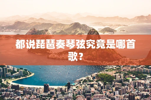 都说琵琶奏琴弦究竟是哪首歌？