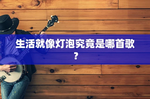 生活就像灯泡究竟是哪首歌？