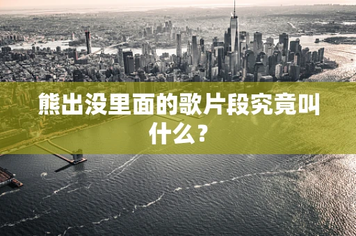 熊出没里面的歌片段究竟叫什么？