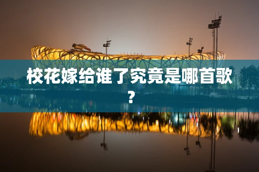 校花嫁给谁了究竟是哪首歌？