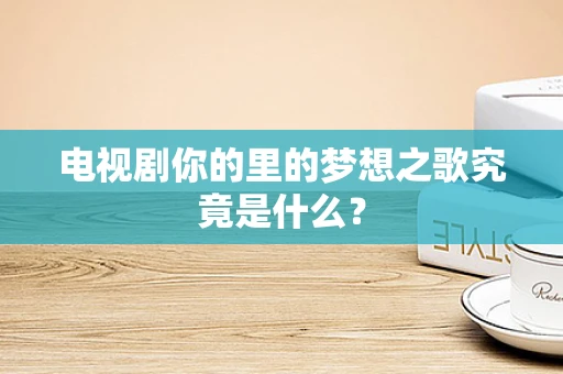 电视剧你的里的梦想之歌究竟是什么？