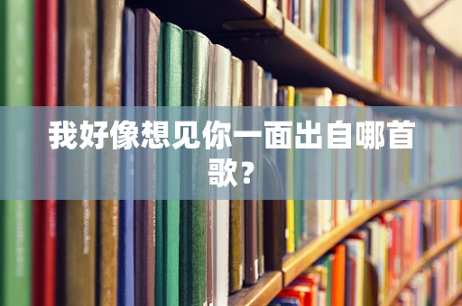 我好像想见你一面出自哪首歌？