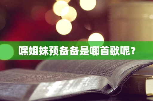 嘿姐妹预备备是哪首歌呢？