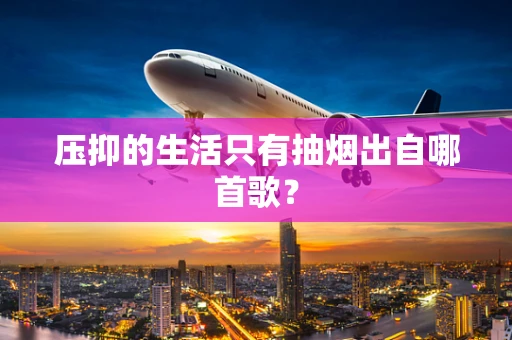 压抑的生活只有抽烟出自哪首歌？