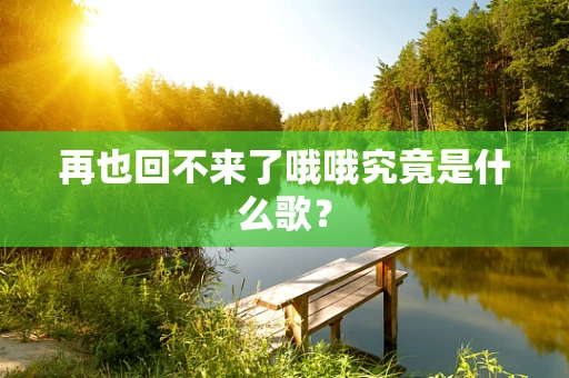再也回不来了哦哦究竟是什么歌？