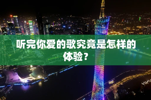 听完你爱的歌究竟是怎样的体验？