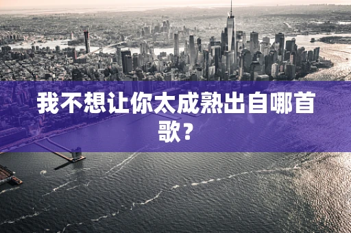 我不想让你太成熟出自哪首歌？