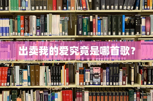 出卖我的爱究竟是哪首歌？