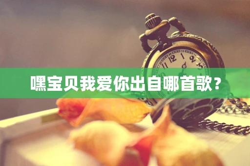 嘿宝贝我爱你出自哪首歌？
