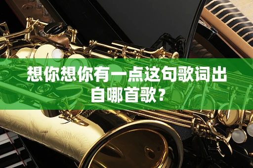 想你想你有一点这句歌词出自哪首歌？