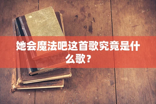 她会魔法吧这首歌究竟是什么歌？