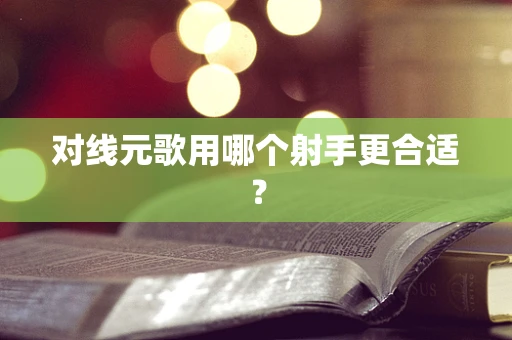 对线元歌用哪个射手更合适？