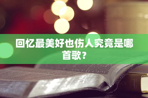 回忆最美好也伤人究竟是哪首歌？