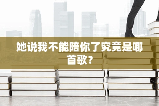 她说我不能陪你了究竟是哪首歌？