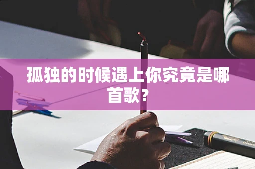 孤独的时候遇上你究竟是哪首歌？