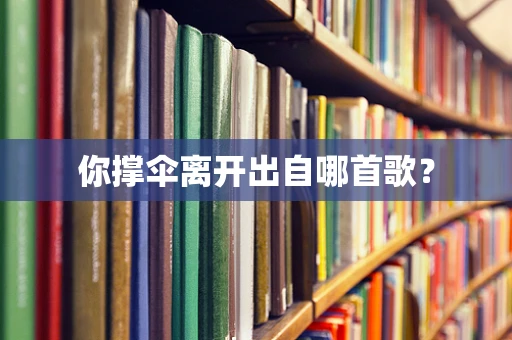 你撑伞离开出自哪首歌？