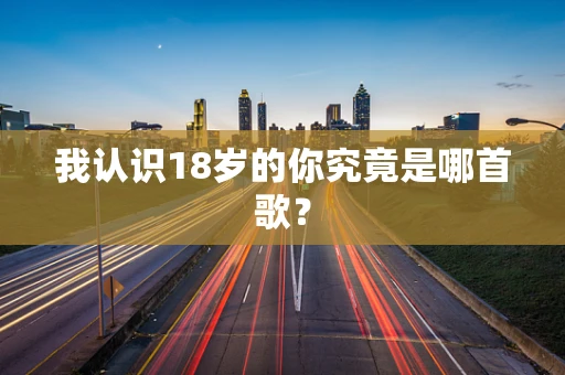 我认识18岁的你究竟是哪首歌？