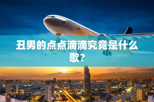 丑男的点点滴滴究竟是什么歌？