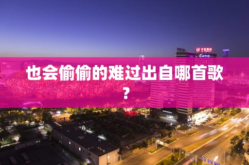 也会偷偷的难过出自哪首歌？