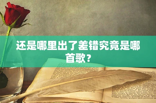 还是哪里出了差错究竟是哪首歌？