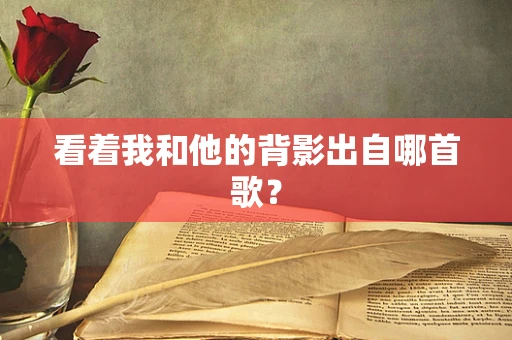 看着我和他的背影出自哪首歌？