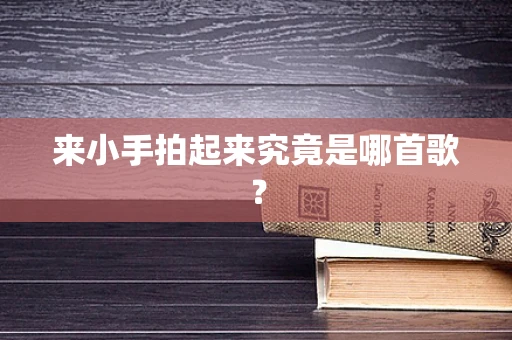 来小手拍起来究竟是哪首歌？
