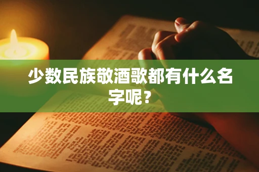 少数民族敬酒歌都有什么名字呢？