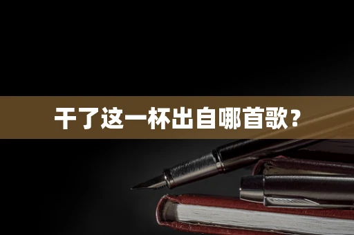 干了这一杯出自哪首歌？