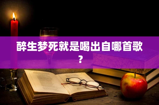醉生梦死就是喝出自哪首歌？