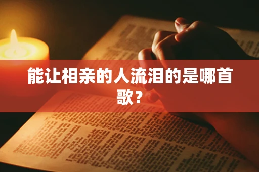 能让相亲的人流泪的是哪首歌？
