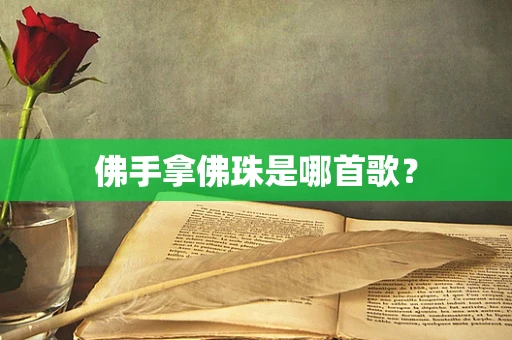 佛手拿佛珠是哪首歌？